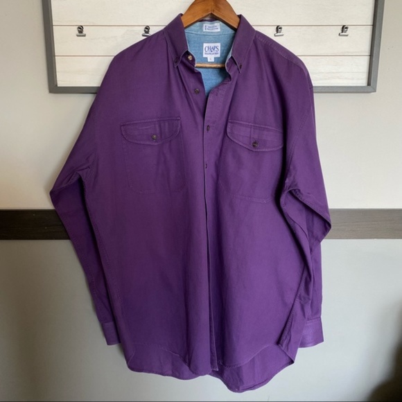 Chaps Other - CHAPS RALPH LAUREN long sleeve casual button down vintage size large
